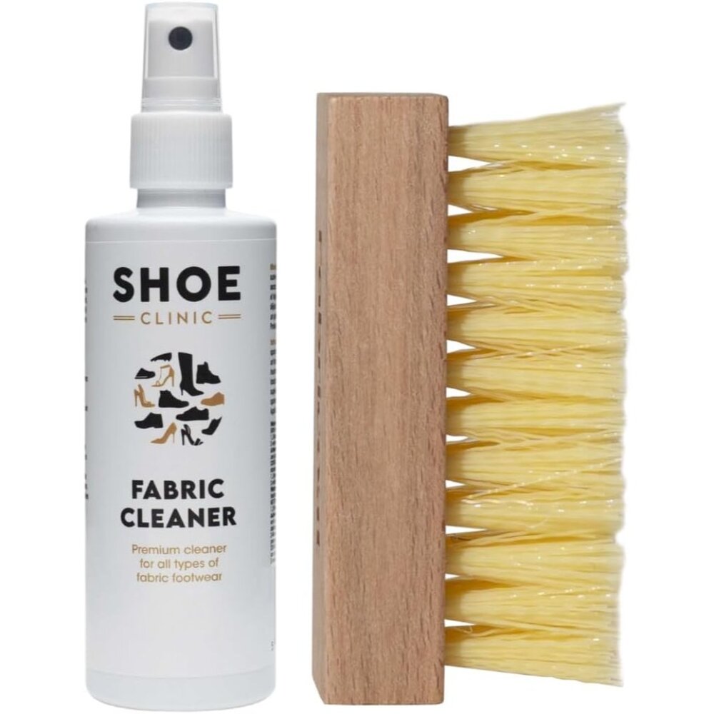 Versatile Fabric Cleaning Solution for Footwear: Ready-to-Use Cleaner & Brush